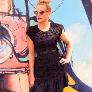 80’s Body Con Prom Dress Vintage Satin